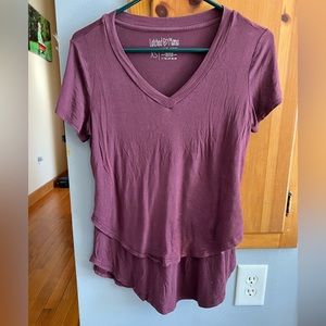 Latched mama nursing shirt